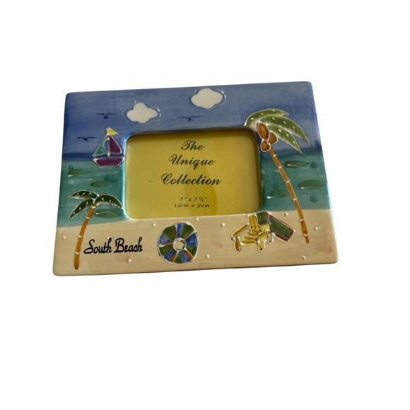 The Unique Collection 5 x3 1/2 " South Beach New Picture Frame - Picture 7 of 7